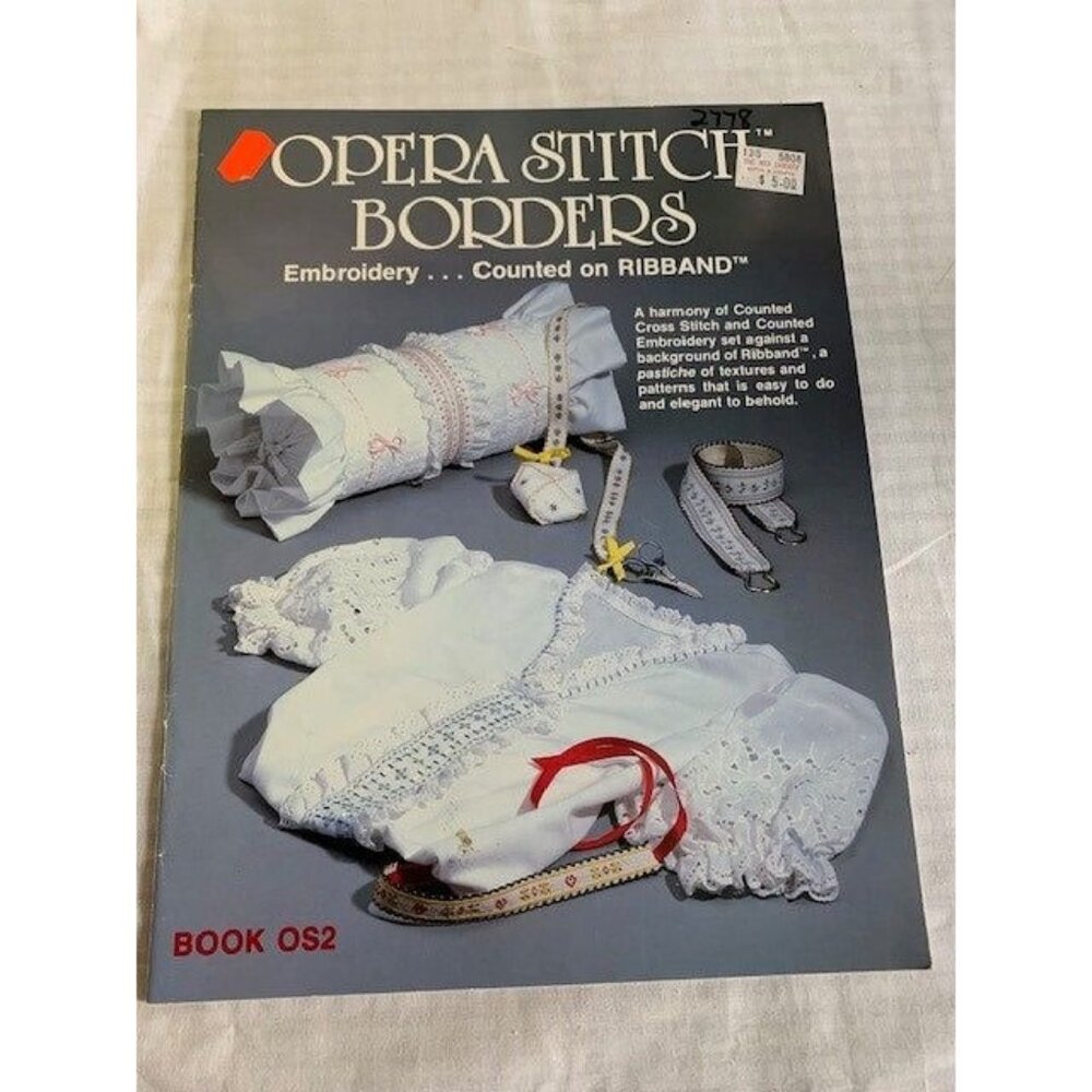Opera Stitch Borders Embroidery Counted Cross Stitch Pattern Book OS2 June Craft